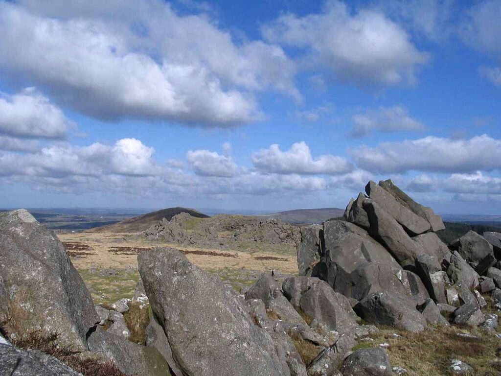 View from Carn Menyn eastwards